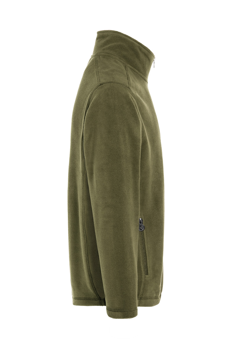 Herren Fleecejacke Warm-Up, recyceltes Polyester, Regular Fit