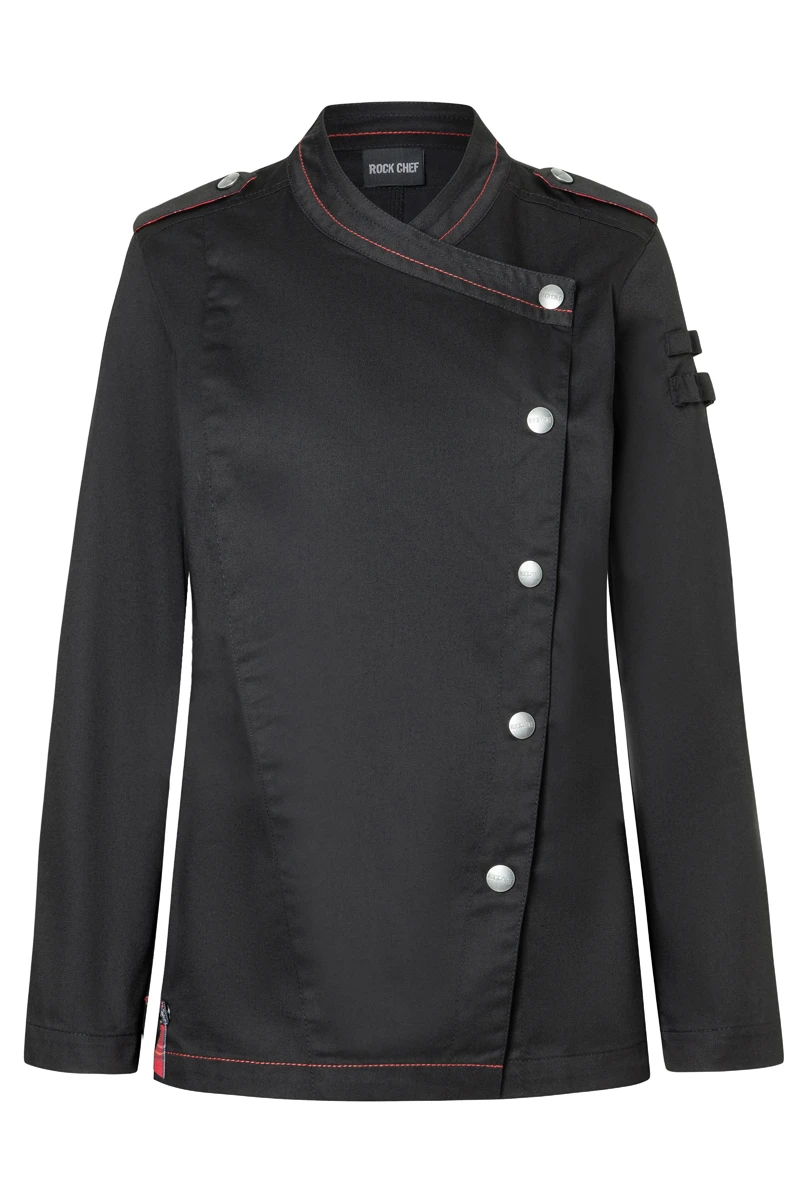 Long-sleeved Ladies' Chef Jacket ROCK CHEF®-Stage2 Long-sleeved Ladies' Chef Jacket ROCK CHEF®-Stage2