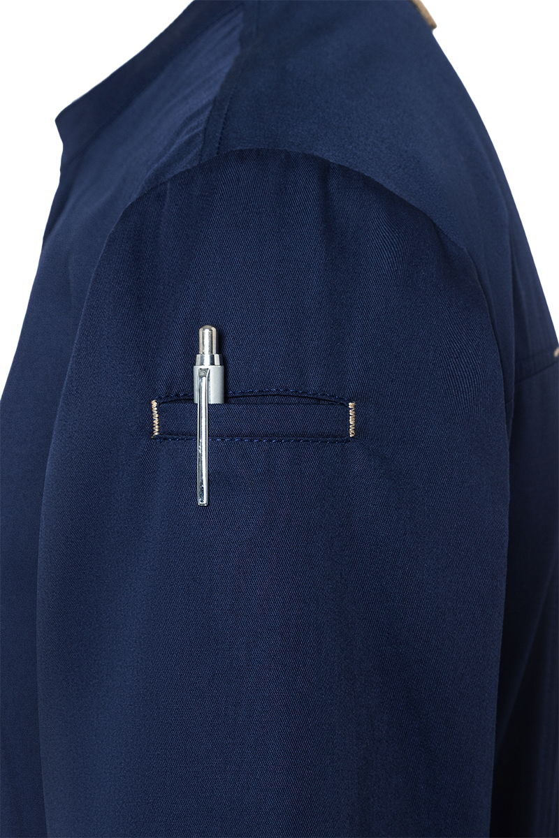 Langarm Herren-Kochjacke Green Generation, leicht tailliert