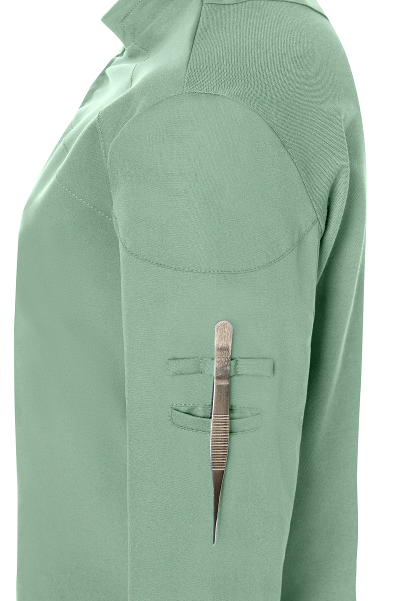 Arm Pocket, Scherenclip, Ärmel-Patch, Taktische Ärmel, Grün polo, pocket clip, arm pocket, small metal clip, green polo, sleeve detail, fleece, grün, Tasche, Werkzeugclip, Armclip