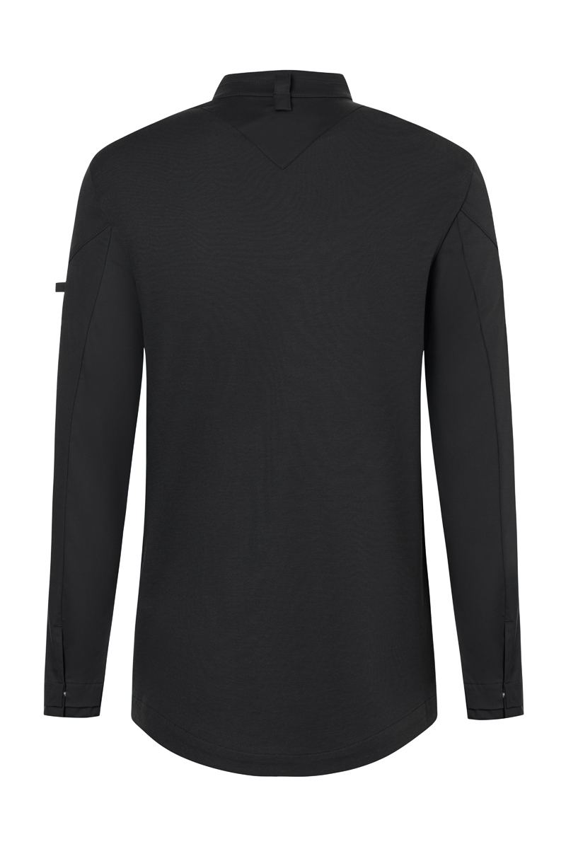 dunkel, langarmshirt, schwarz, hautenger?, drüber-hood?, Hemd, Langarm, Schwarz, Kragenlos, Mandarin-Kragen, Langarmshirt, Top, schwarz, Kragenverschluss, Glatt, Langarmshirt, schwarz, Kragenlos, Langarm, Glatt
