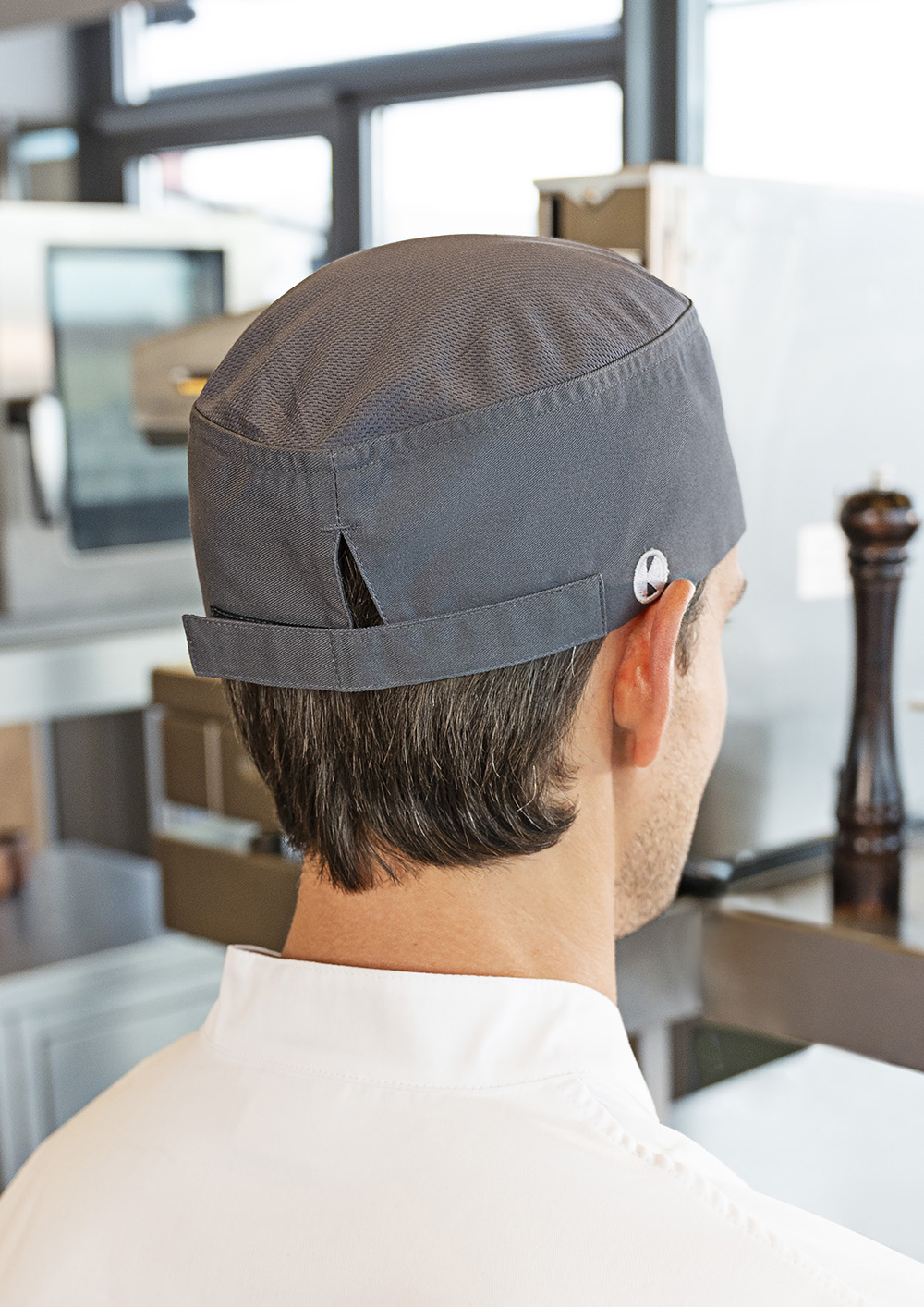 Chef's Hat Beanie with Breathable Mesh Insert
