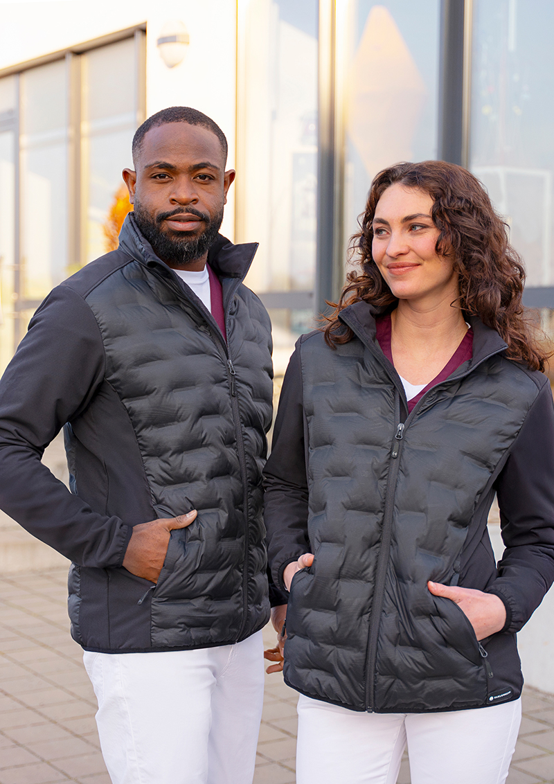 Herren Hybrid-Jacke Outdoor-Pro, wasserdicht, leicht tailliert