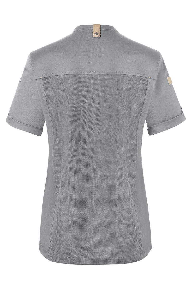 Short-Sleeve Ladies' Chef Jacket Green-Generation, from Sustainable Material