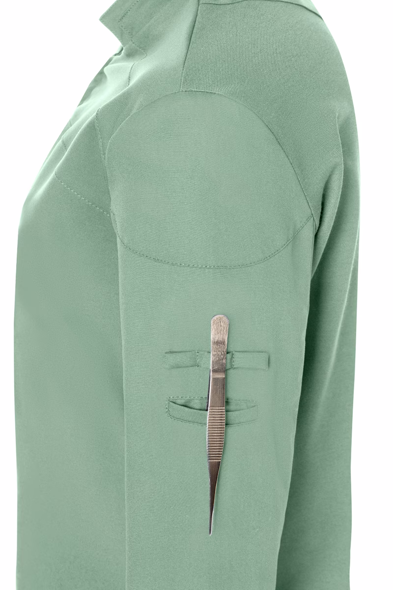 grünes Shirt, armtasche, stiftetui, knopfloseTasche, polo-ähnlich, grün, Tasche?, Arm?, Hemd?, Messerclip?