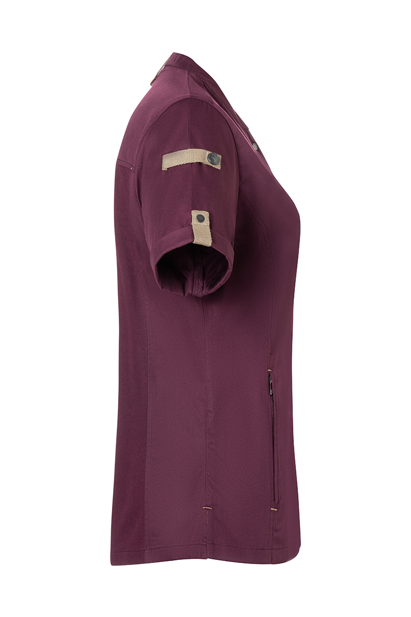 Short-Sleeve Ladies' Chef Jacket Green-Generation, from Sustainable Material
