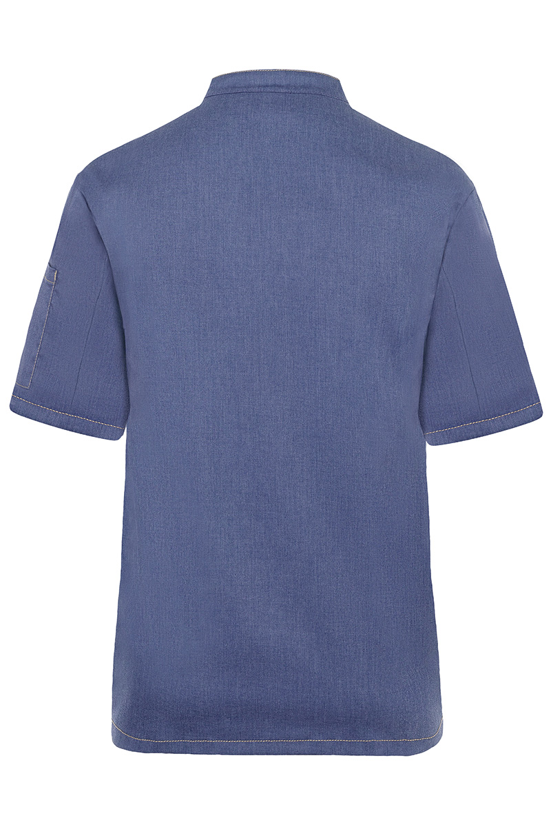 Short-Sleeve Chef Jacket Jeans-Style