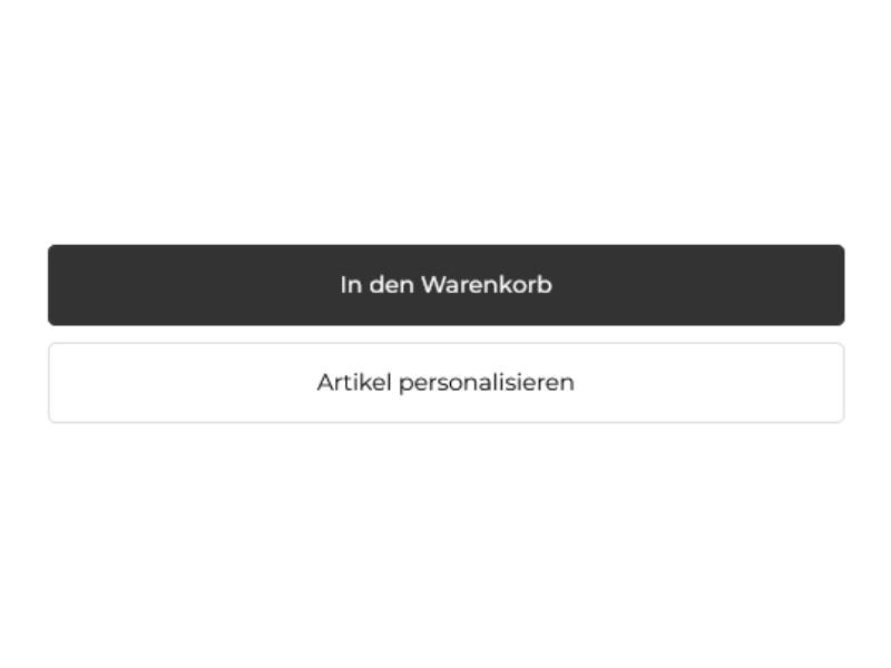 Buybox mit Button Artikel personalisieren