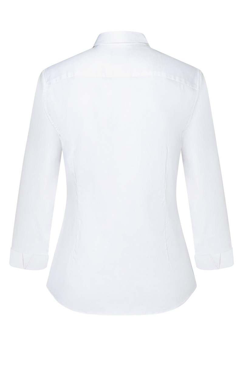 3/4-Arm Damenbluse Active-Stretch, Slim Fit