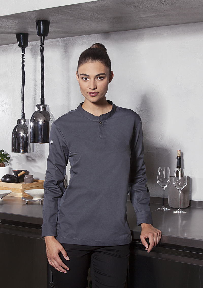 Long-Sleeve Ladies' Work Shirt Performance