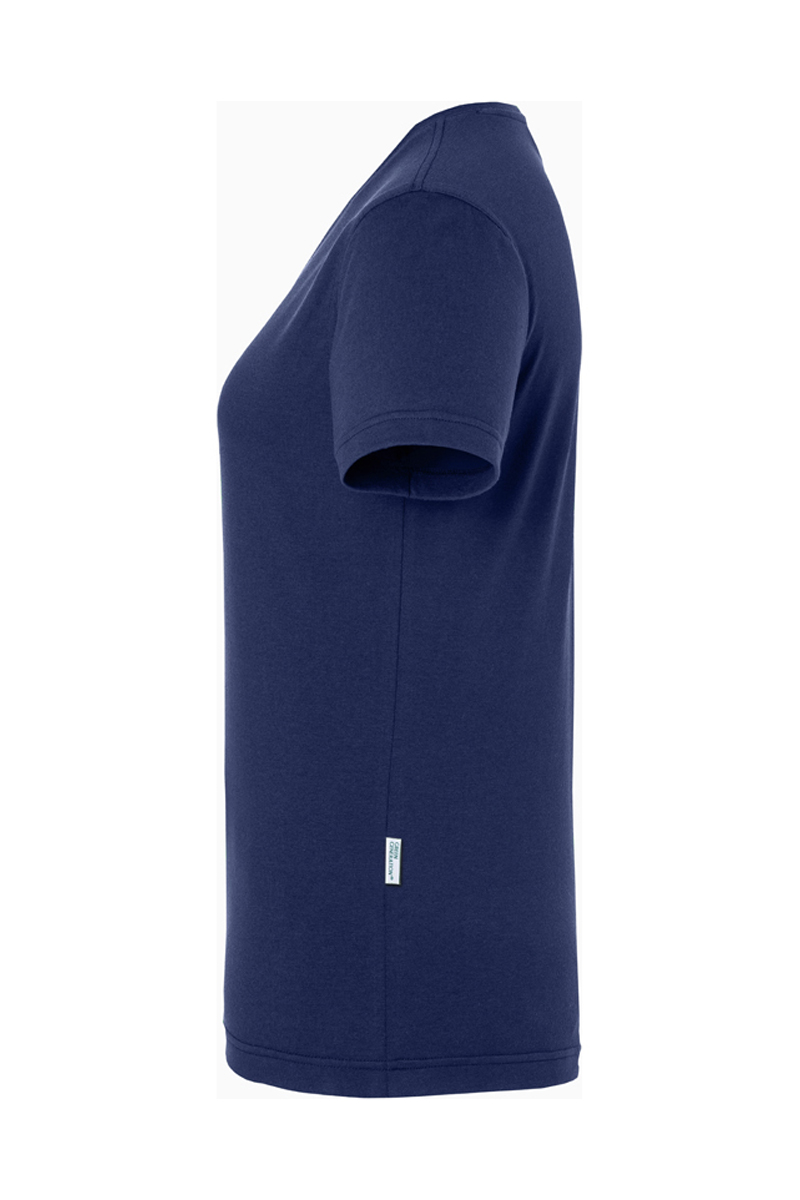 Damen T-Shirt Casual-Flair in marine, leicht tailliert