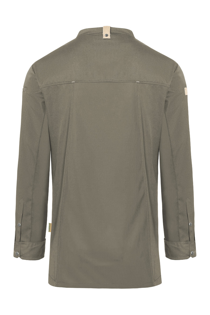 Langarm Herren-Kochjacke Green Generation, leicht tailliert