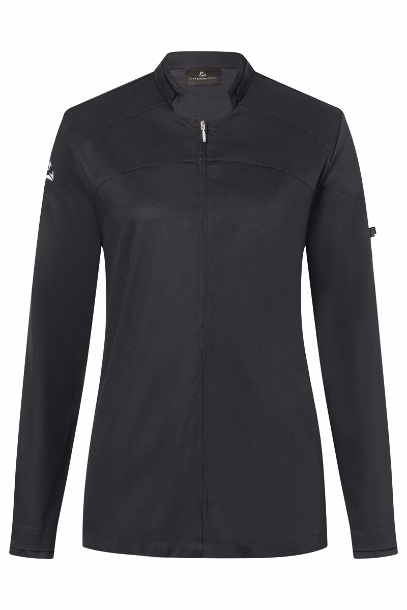 jacke, langarm, reissverschluss, schwarz, sportjacke, Jacke, Reißverschluss, Langarm, Dunkelgrau, Material Nylon