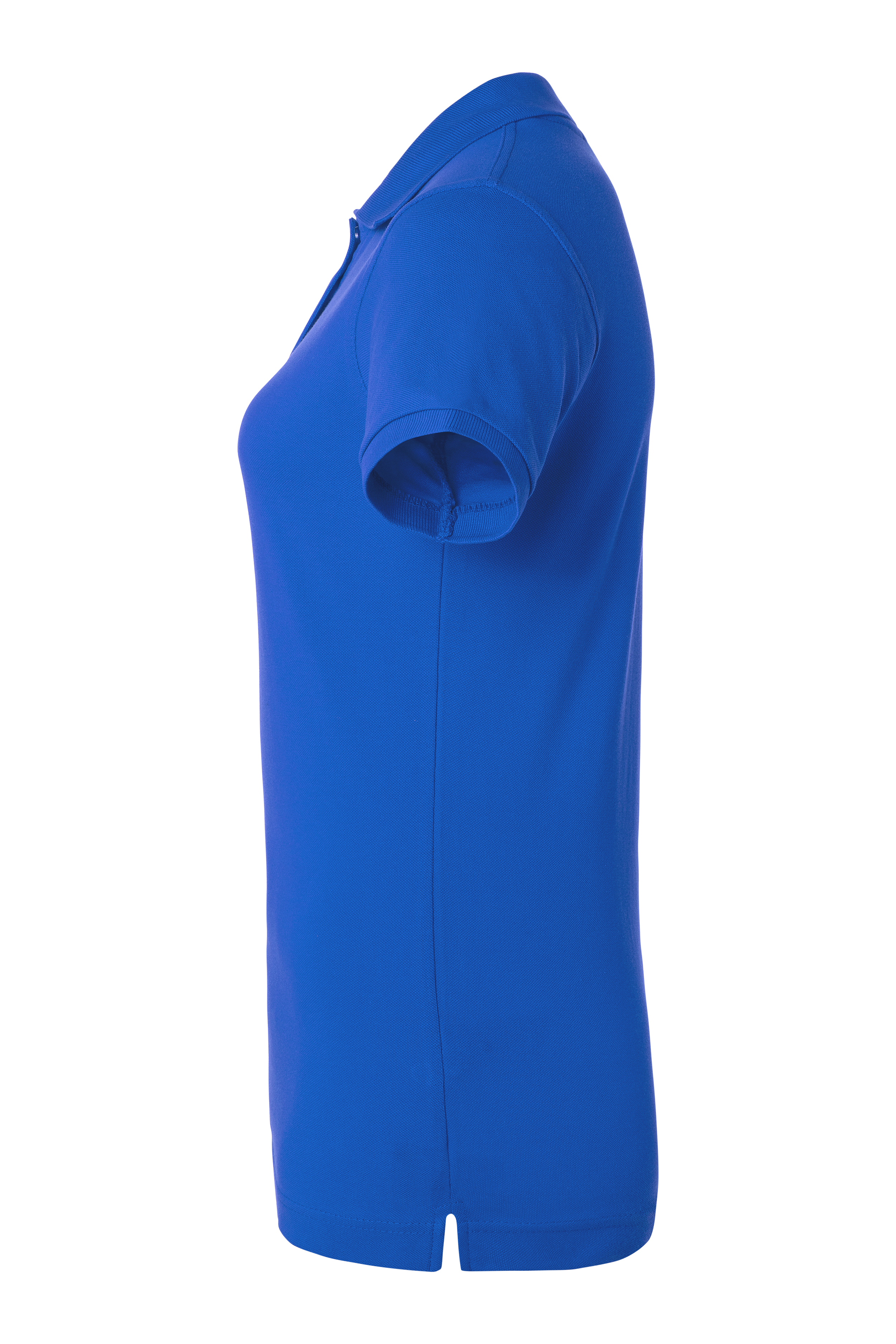 Women's Workwear Polo Shirt Basic in blue, slightly fitted