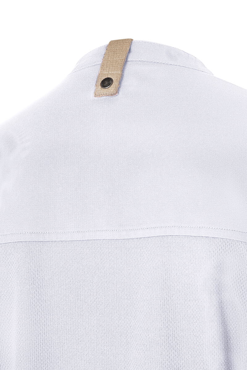 Short-Sleeve Ladies' Chef Jacket Green-Generation, from Sustainable Material