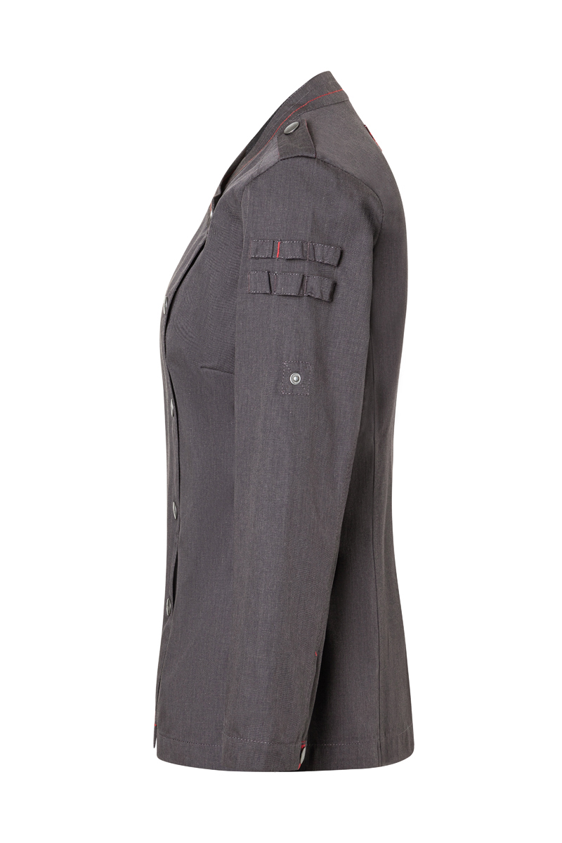 Langarm Damen-Kochjacke ROCK CHEF® Stage2 Denim-Style, leicht tailliert