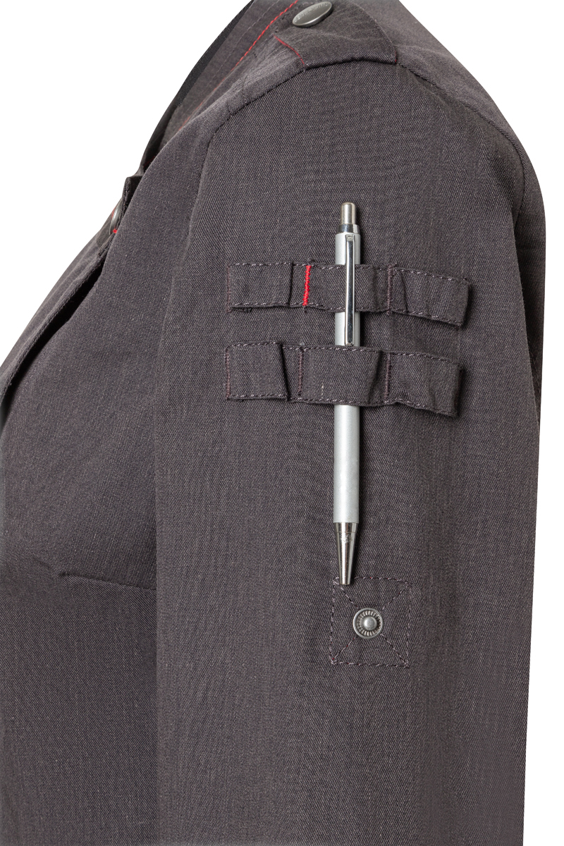 Langarm Damen-Kochjacke ROCK CHEF® Stage2 Denim-Style, leicht tailliert