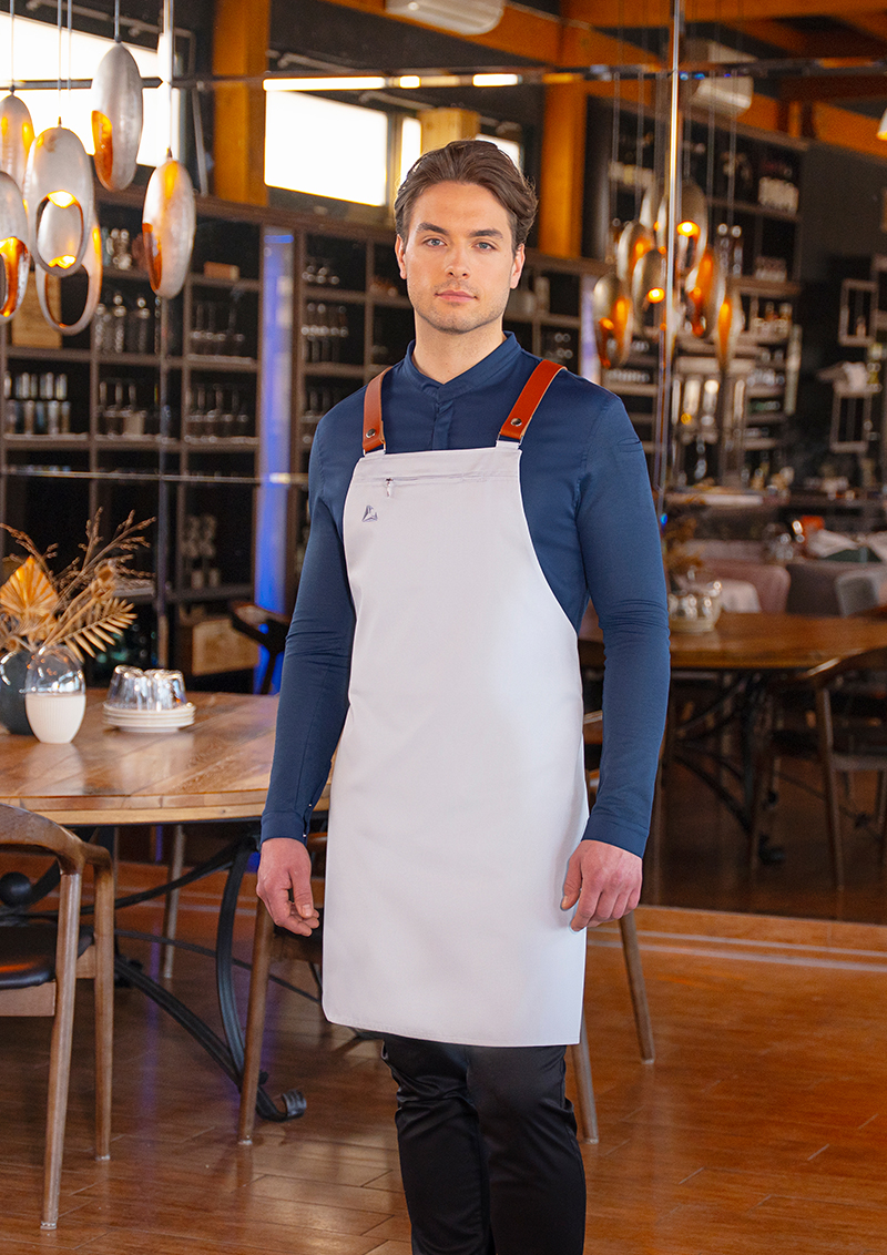 Schürze, Kochschürze, Latzschürze, White Apron, Küchenschürze