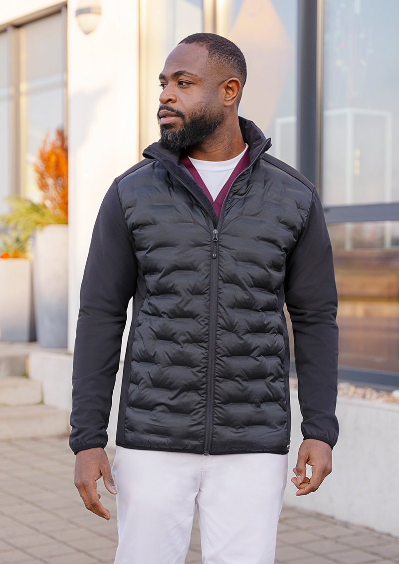 Herren Hybrid-Jacke Outdoor-Pro, wasserdicht, leicht tailliert