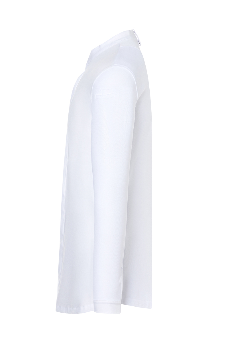 weiß, langarm, Hemd, uni, Knit-Top