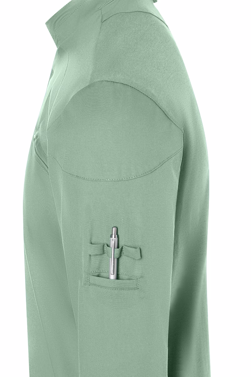 shirt, pocket, pen pocket, long sleeve, mint green, army-green, shirt, pocket, pen-pocket, long-sleeve