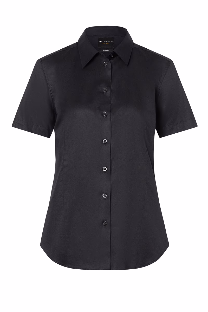 Short-Sleeve Ladies' Blouse Active-Stretch in Modern-Fit