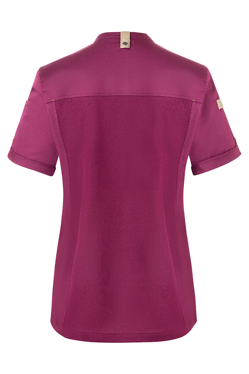 Short-Sleeve Ladies' Chef Jacket Green-Generation, from Sustainable Material