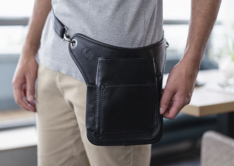 High-Capacity Waiters' Holster with Integrated Belt Harness