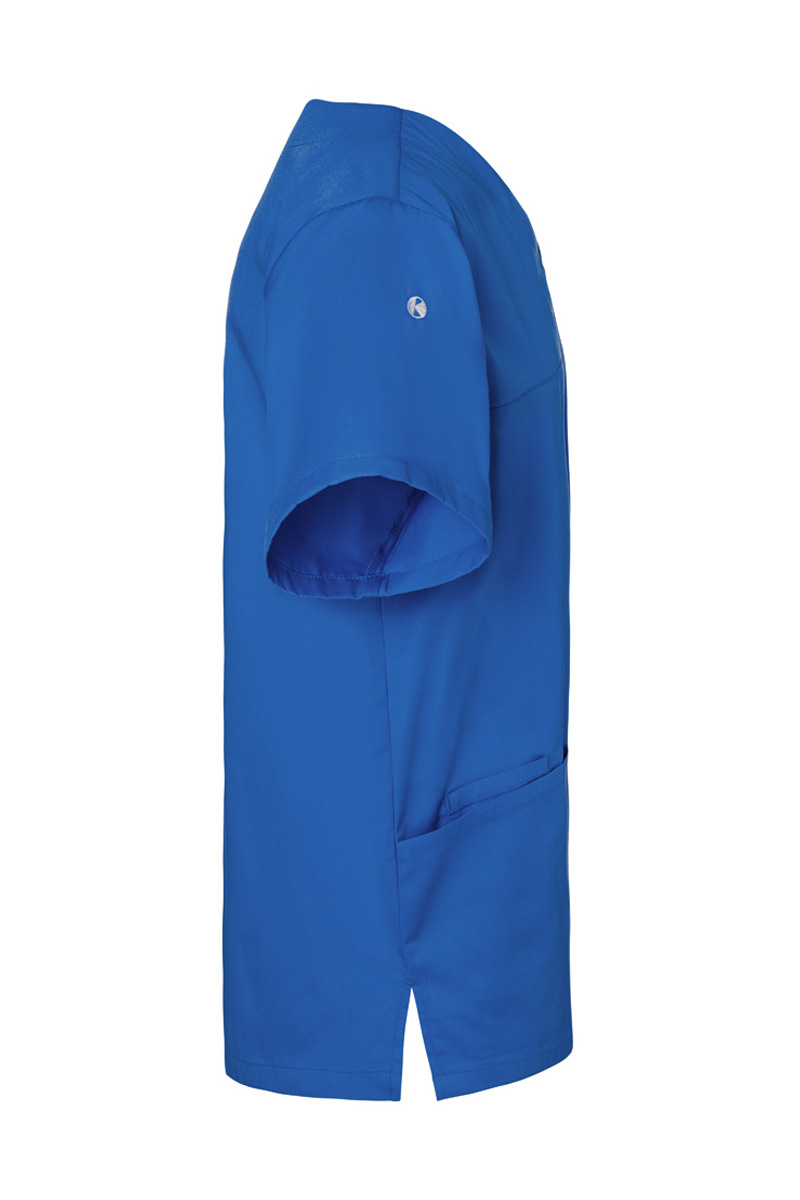 Kasack Essential Herren in königsblau, Kurzarm, Schlupf