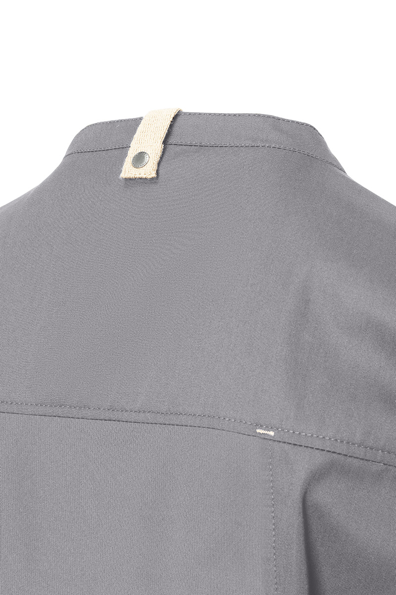 Kurzarm Herren-Kochjacke Green Generation, leicht tailliert
