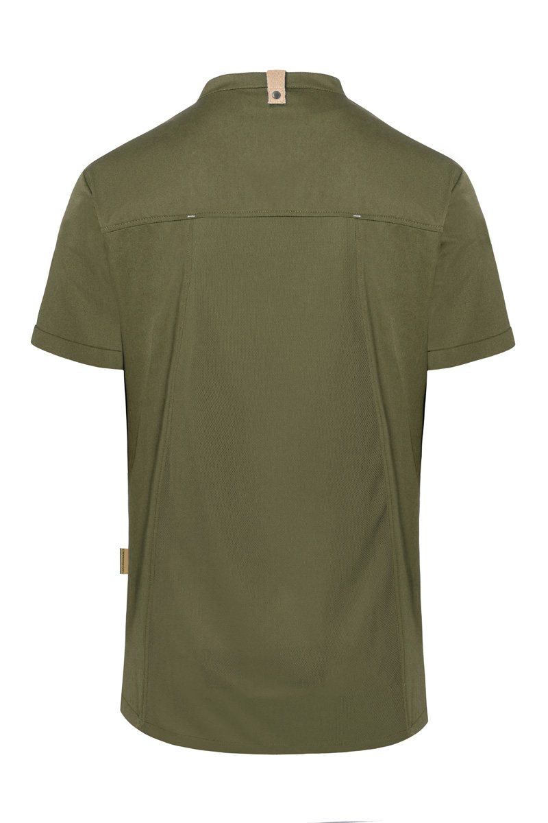 Short-Sleeve Chef Jacket Green-Generation, from Sustainable Material