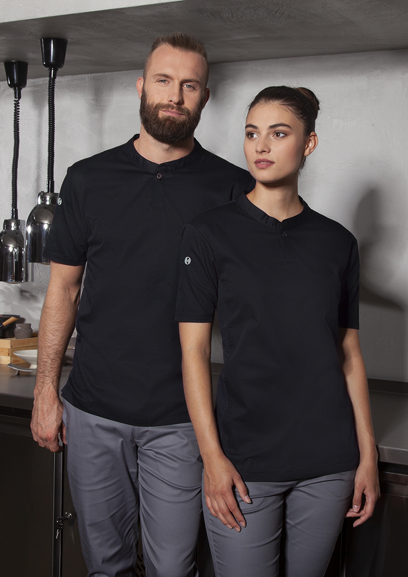 Kurzarm Herren-Arbeitsshirt Performance, Slim Fit