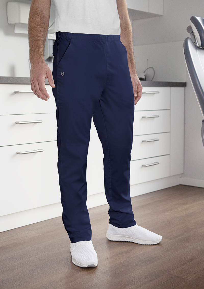 Slip-on Trousers Essential, from Sustainable Material, 65% GRS Certified Recycled Polyester / 35% Conventional Cotton