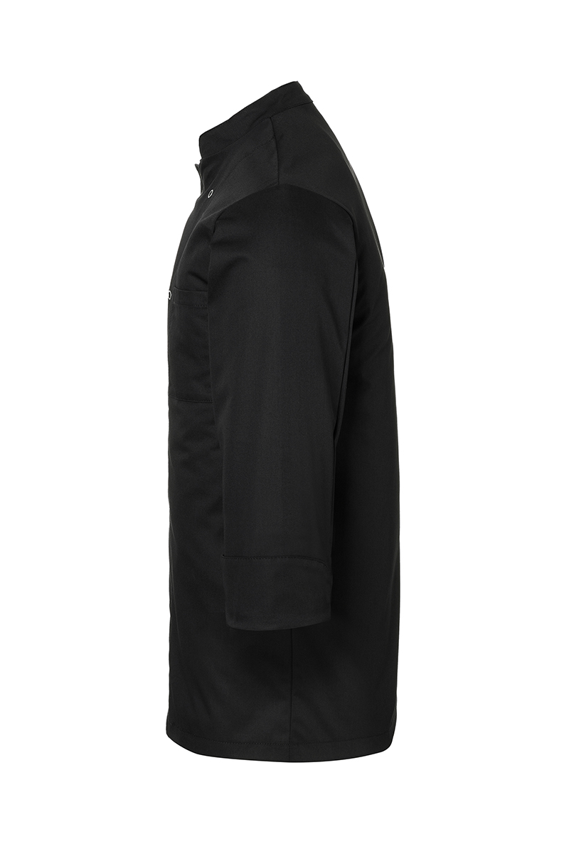 Langarm Kochjacke Basic, Polymix, Druckknöpfe