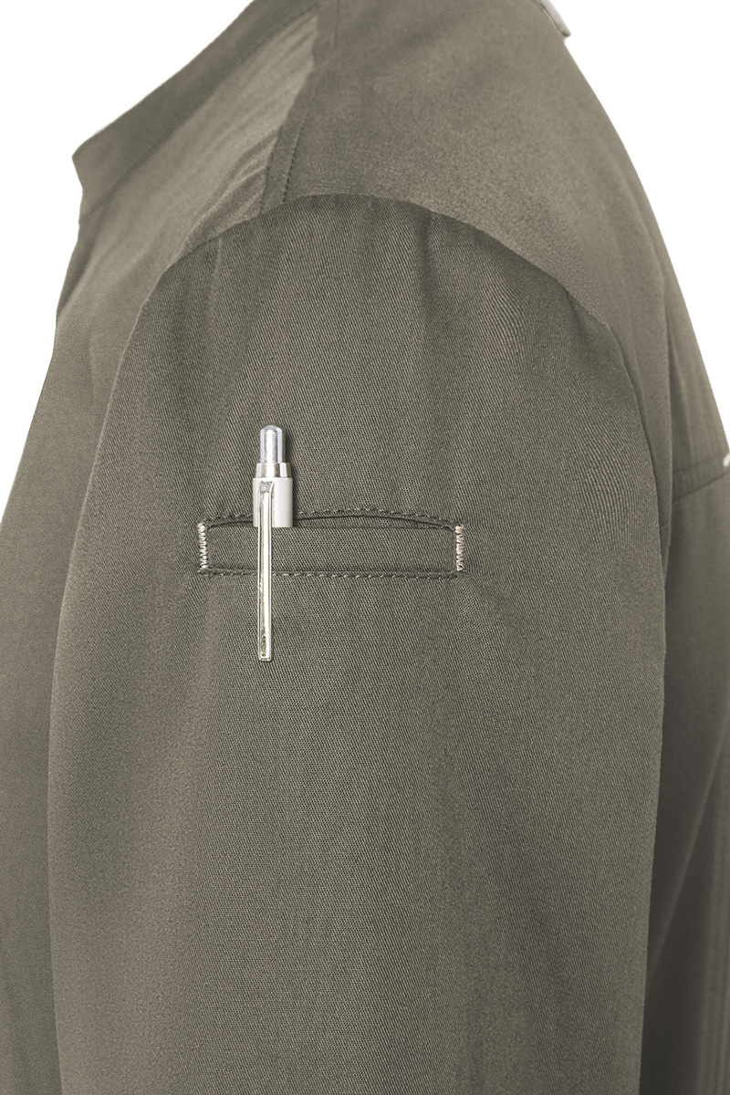 Langarm Herren-Kochjacke Green Generation, leicht tailliert