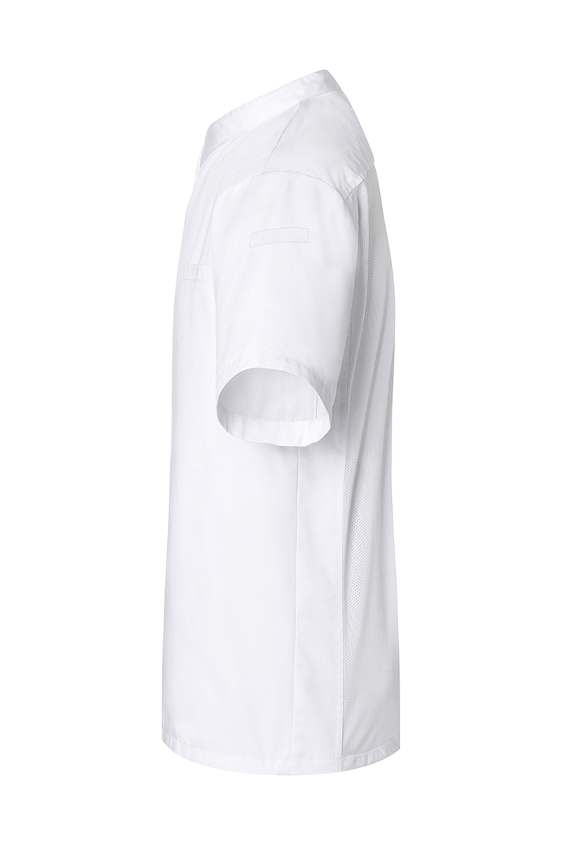 Short-Sleeve Throw-Over Chef Shirt Basic