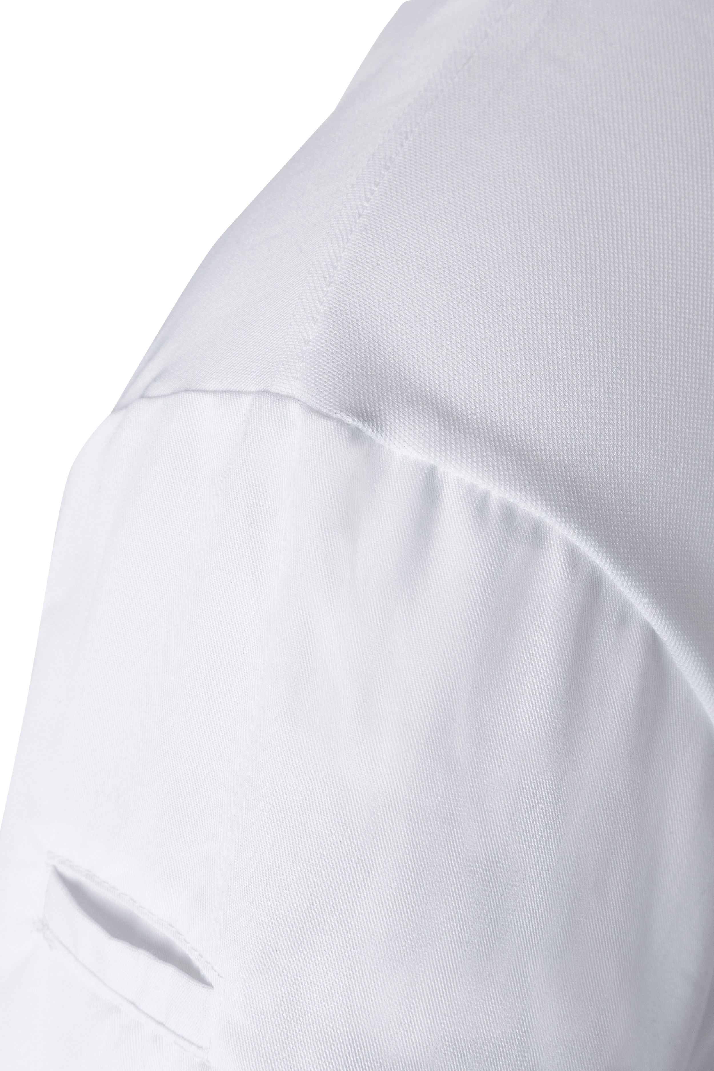Kurzarm Herren-Arbeitsshirt Performance in weiß, Slim Fit
