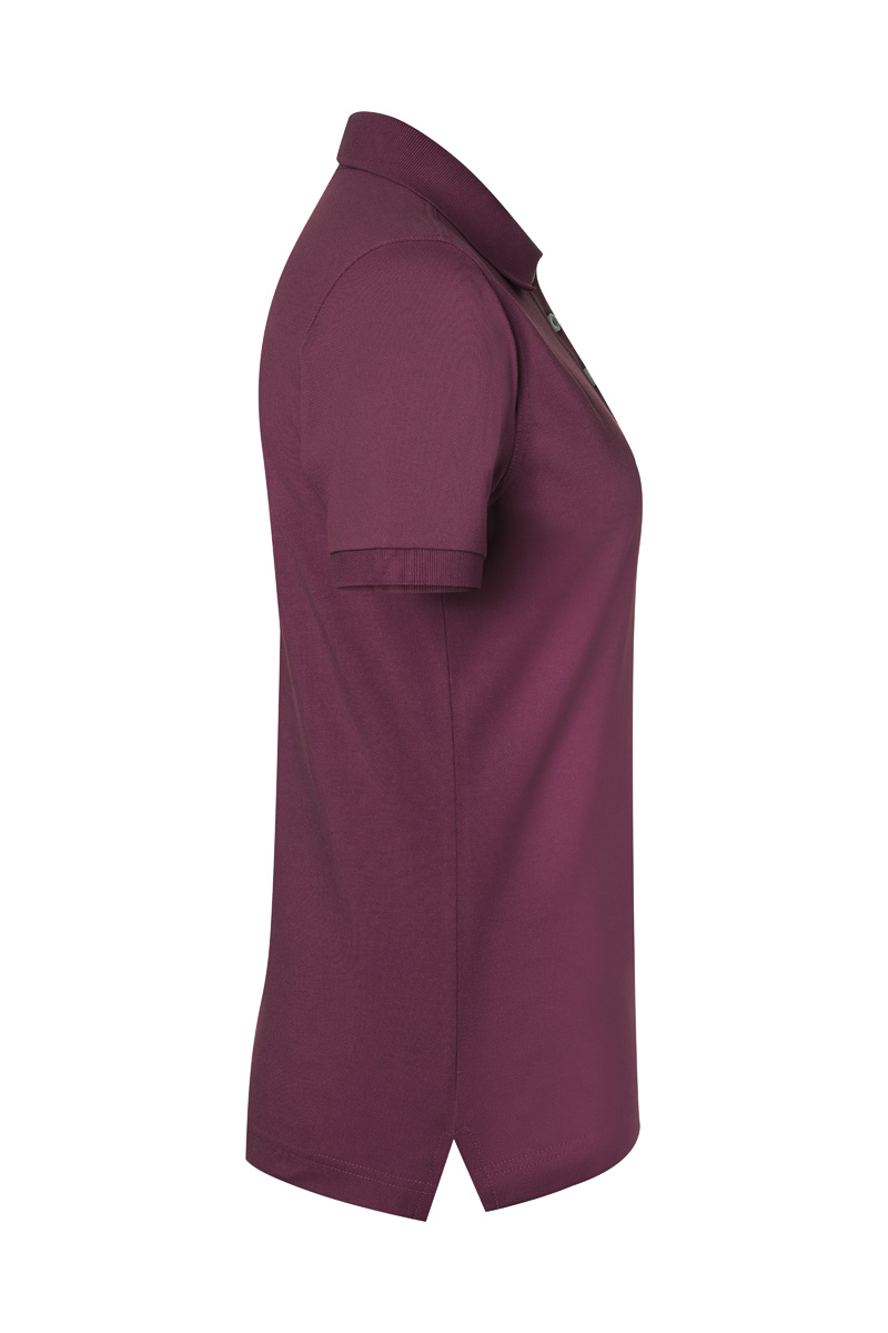 Poloshirt Modern-Flair Damen in aubergine, leicht tailliert