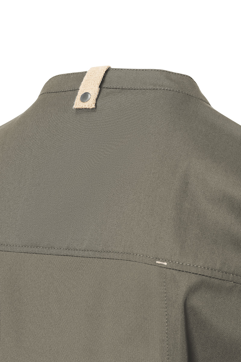 Langarm Herren-Kochjacke Green Generation, leicht tailliert