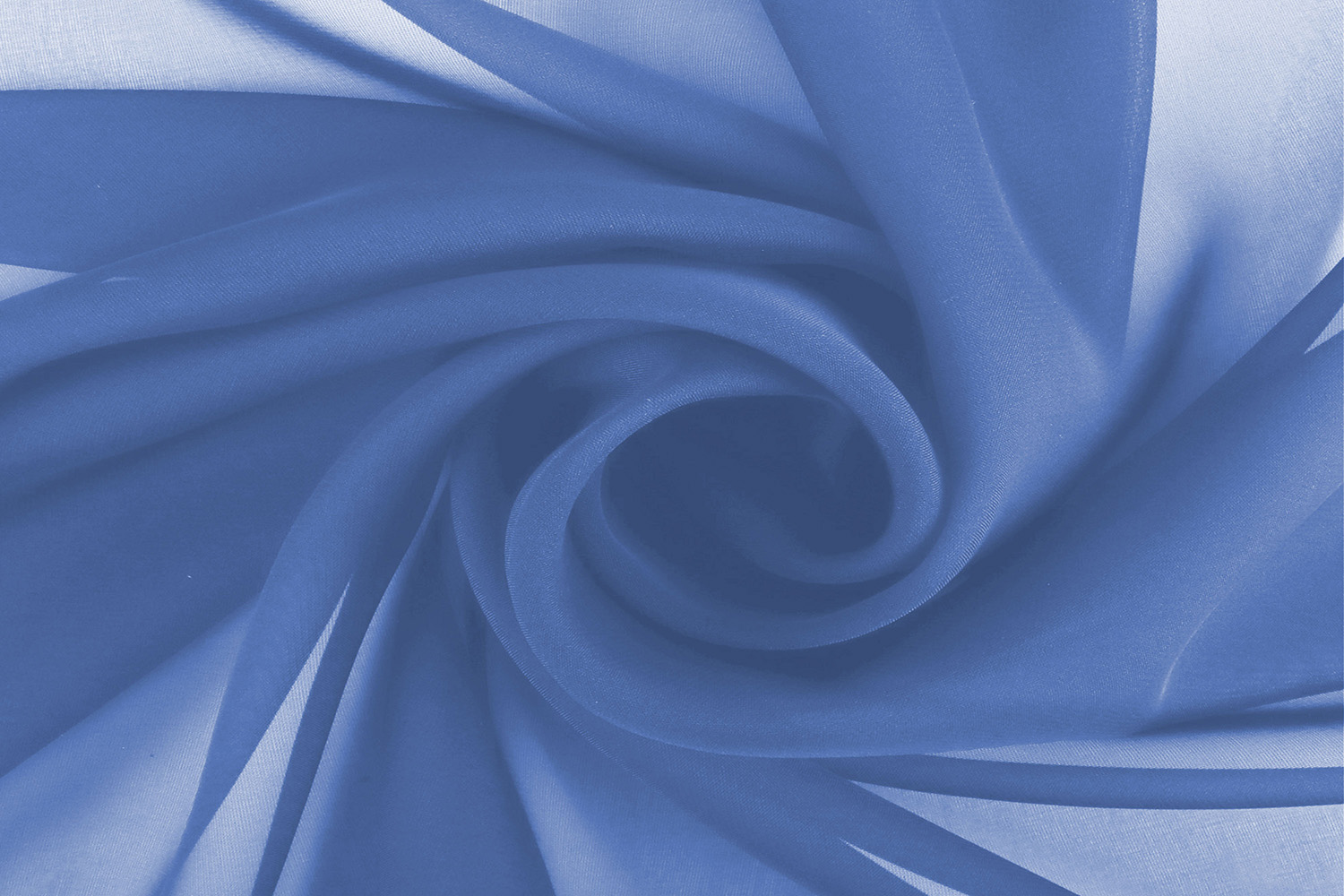 Classic Chiffon Neck Scarf in azure, 60 x 60 cm
