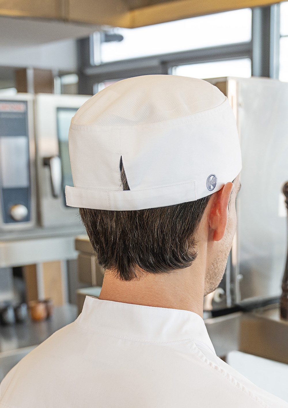 Chef's Hat Beanie with Breathable Mesh Insert