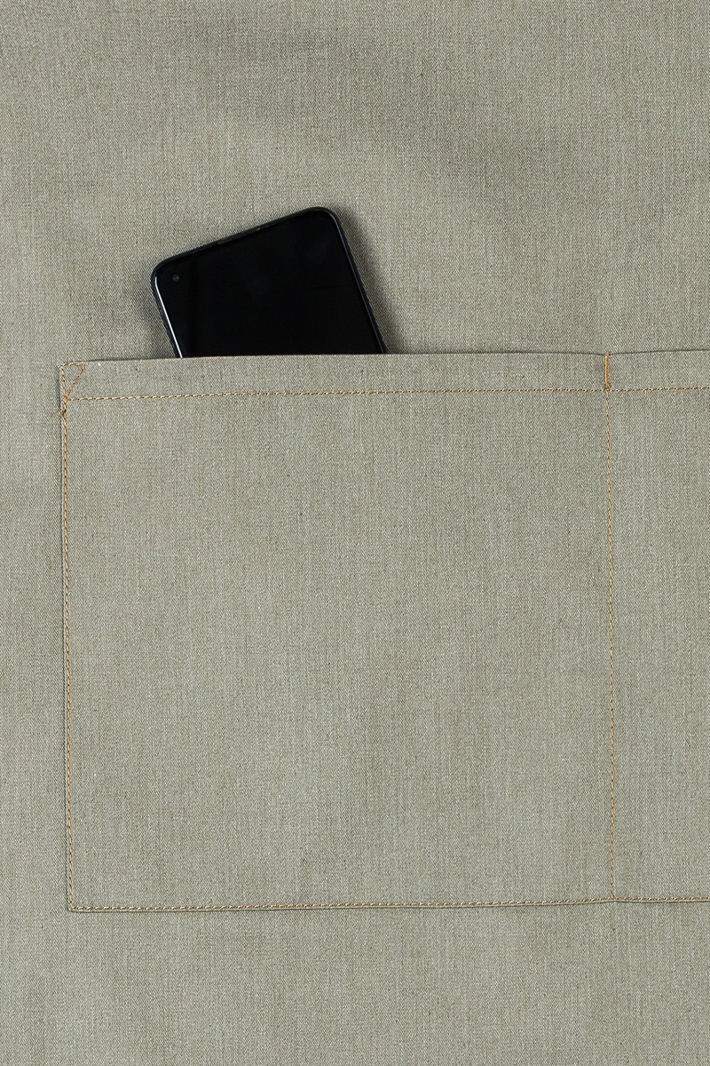 Latzschürze Jeans-Style, 75 x 95 cm