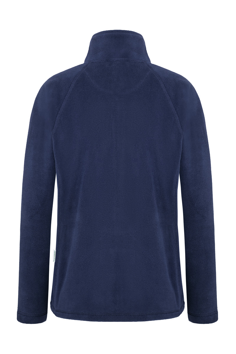 Damen Fleecejacke Warm-Up, recyceltes Polyester, Regular Fit