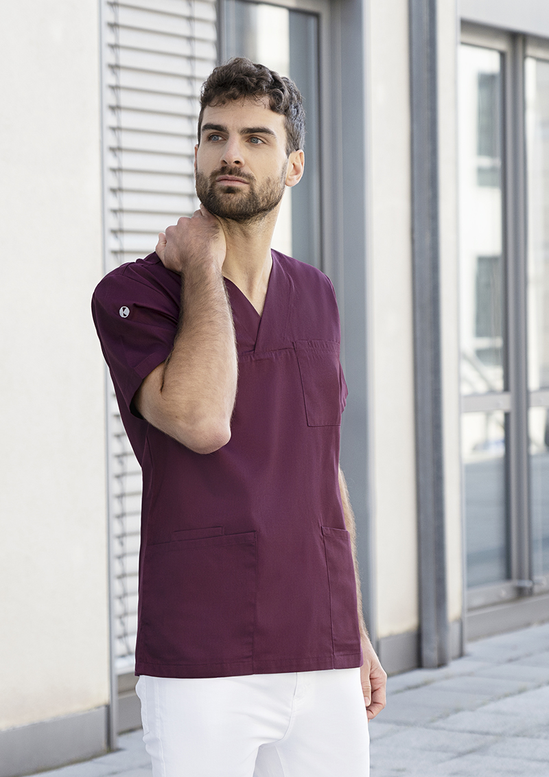 Kasack Essential Herren, Kurzarm, Schlupf