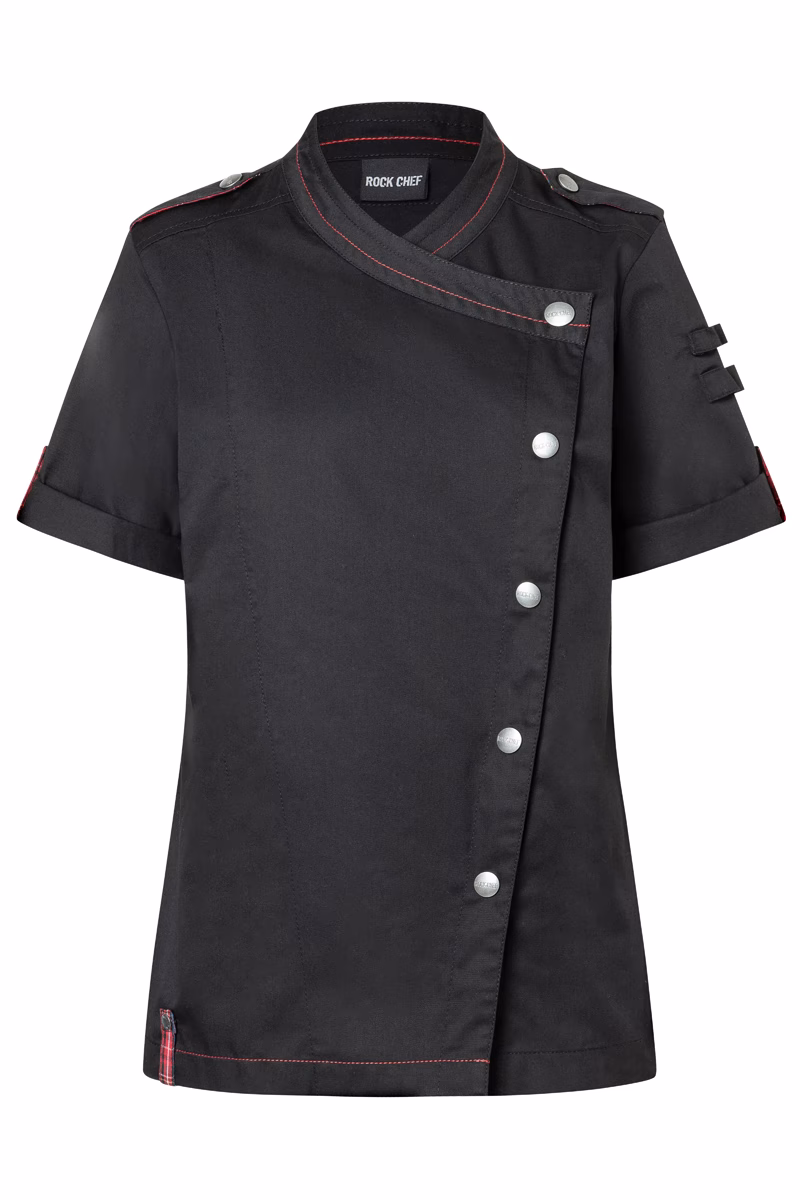 Short-sleeved Ladies' Chef Jacket ROCK CHEF®-Stage2