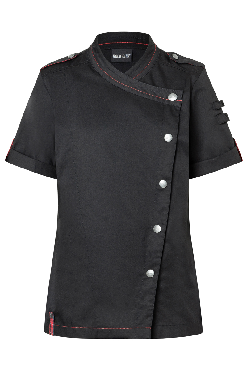 Short-sleeved Ladies' Chef Jacket ROCK CHEF®-Stage2