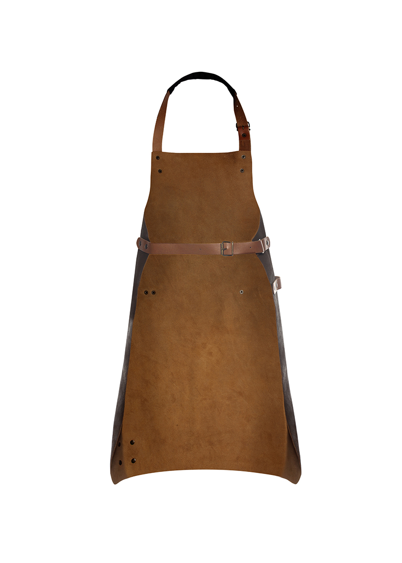 Lederschürze in toffee, Rindsleder, 60 x 82 cm