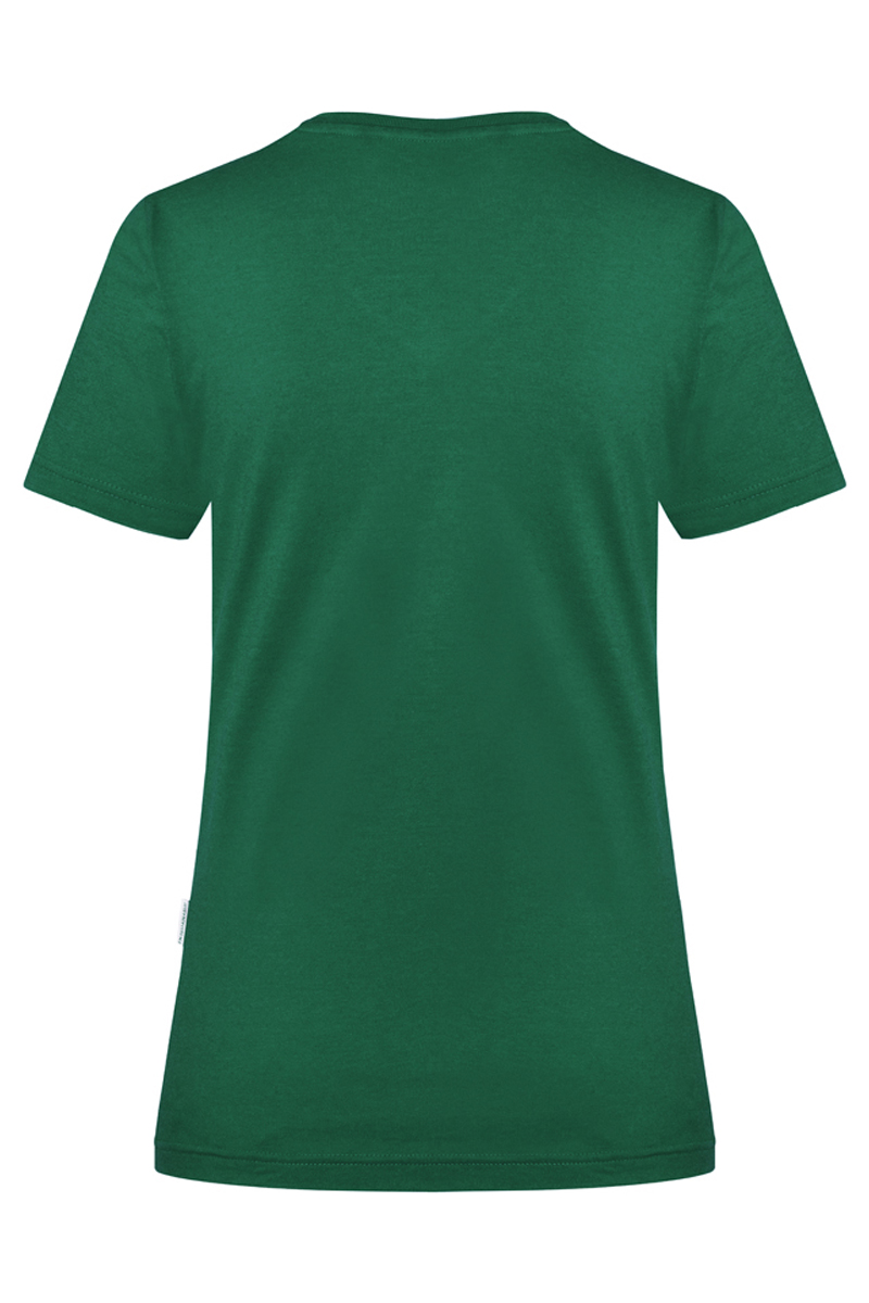 Damen T-Shirt Casual-Flair in waldgrün, leicht tailliert