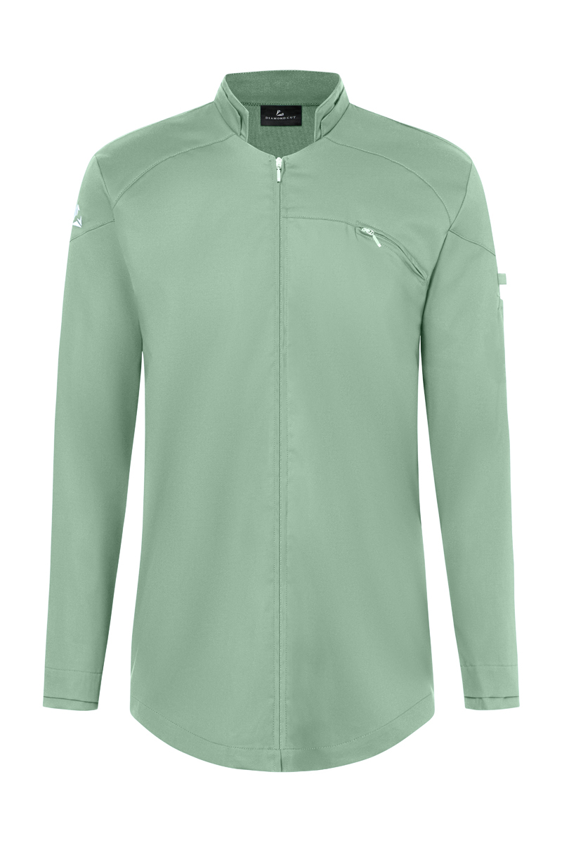 Jacke, Softshell, Hellgrün, Vorder-Reißverschluss, Brusttasche, Jacke, Zweck-Funktion, Reißverschluss, Fronttasche, Kragen, jacke, softshell, Reissverschluss, rechteckige tasche, mintgrün, jacke, softshell, reissverschluss, seitentasche, grün