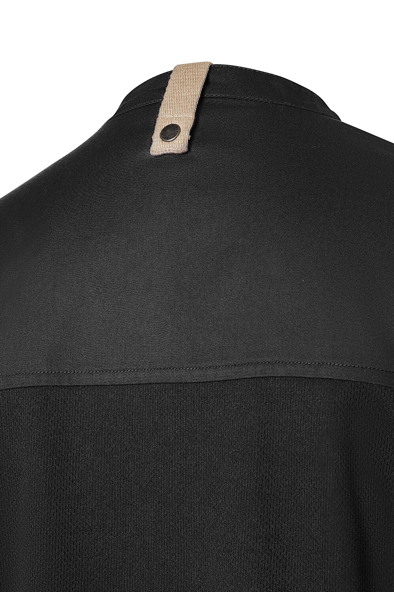 Kurzarm Damen-Kochjacke Green Generation, leicht tailliert